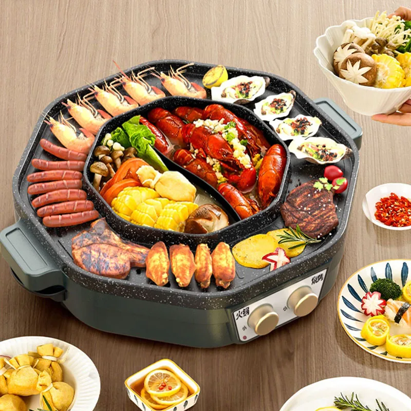 https://ae01.alicdn.com/kf/Sdfcd6d7436c04b9caf0129033e8497bdg/Double-Divided-Hot-Pot-Bbq-Electric-Dish-Noodle-Thickened-Chinese-Hot-Pot-Grill-Multifunction-Kitchen-Fondue.jpg