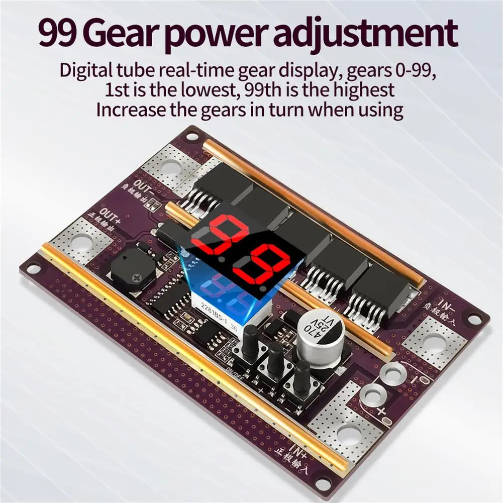 Mini Spot Welder For18650 Battery Diy Kits 99 Levels Digital Display Adjustable Spots Welding Control Board Spot Welding Machine