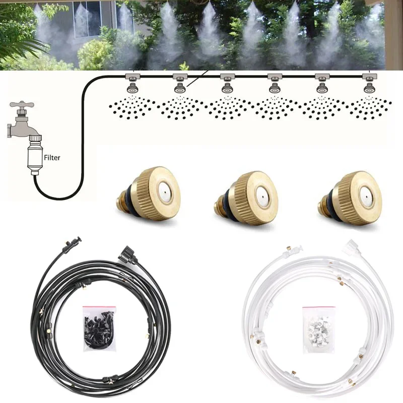

Garden Water Sprinkler Trampoline For Outdoor Irrigation Sprinkler Garden Cooling Water Fog Sprayer System Outdoor Misting Kit