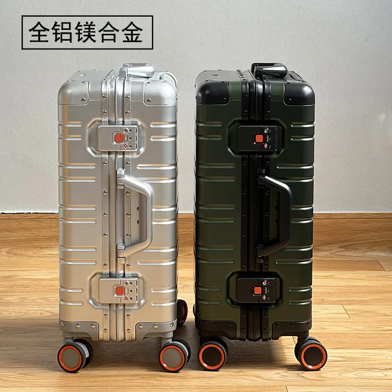 Carry-on suitcase，20 inch carrier，aluminium luggage，All aluminum magnesium alloy material，permitted to both men and women