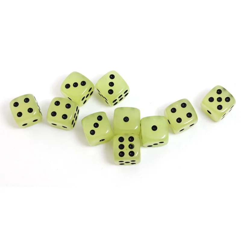 Dice Set 10-Pack For Board Games acrylic dice game dice dice set