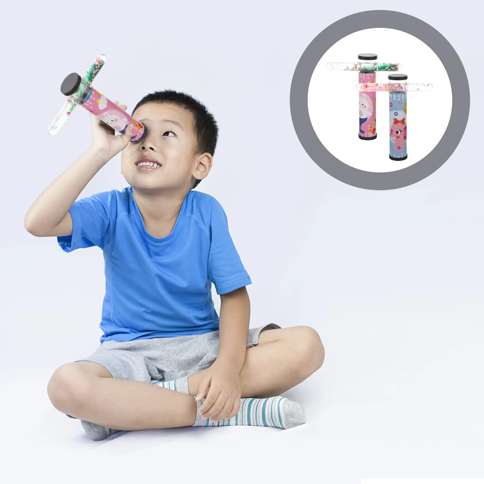 

Children Kaleidoscope Toy Funny Kaleidoscope Toy Toddler Scientific Toy Educational Quicksand Children'S Kaleidoscope