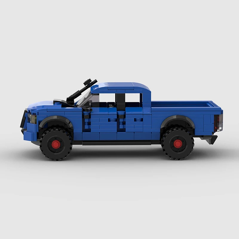 픽업 트럭 MOC SUV 브릭 스피드 챔피언 레이싱 스포츠 시티 자동차, 오프로드 차량 레이서 밴 빌딩 블록, 어린이 장난감, 소년 선물