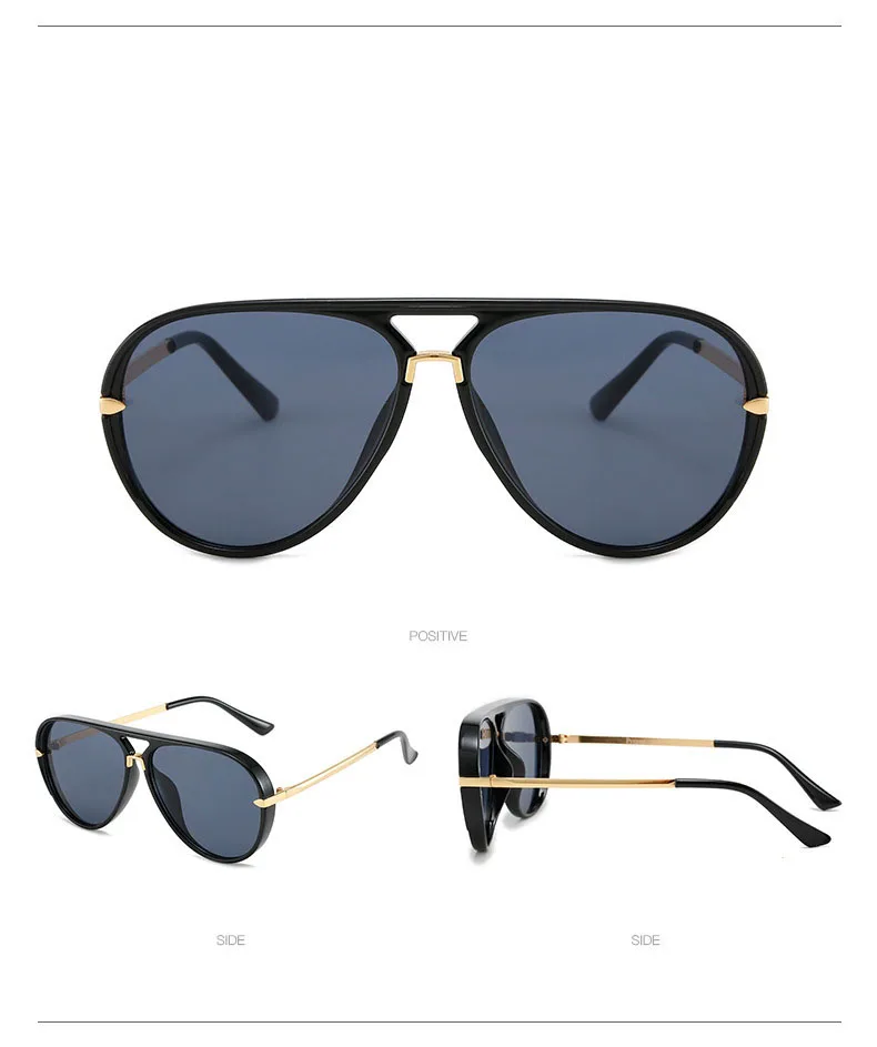 Neue mode farbige sonnenbrille für männer und frauen flieger brille uv400 – Detail 10