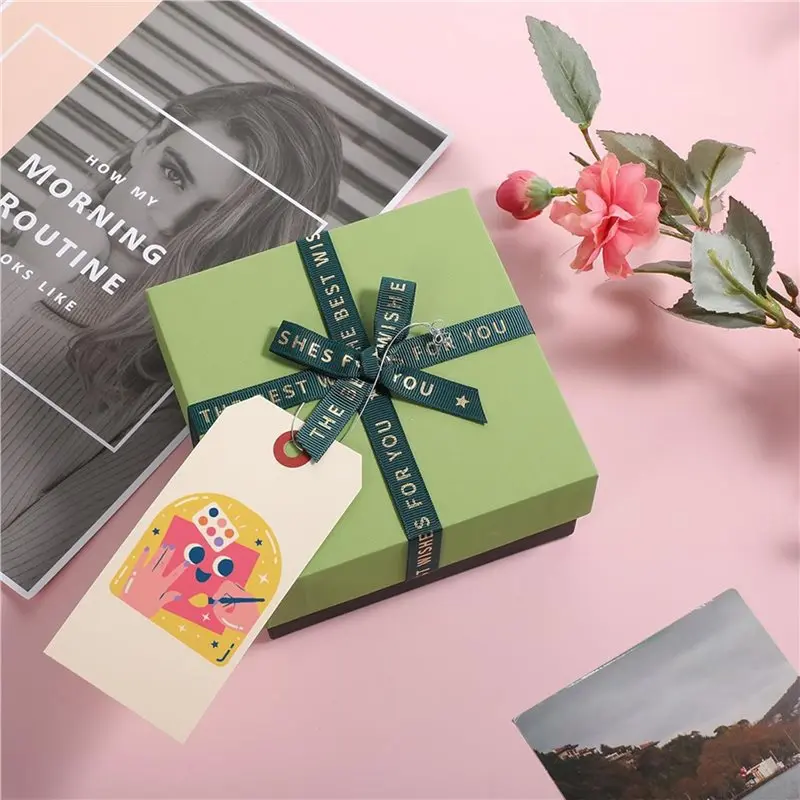 스마트-800개 와이어 태그, 빈 배송 태그, 와이어 마닐라 태그 라벨, 강화된 구멍과 금속 와이어가 있는 걸이 태그