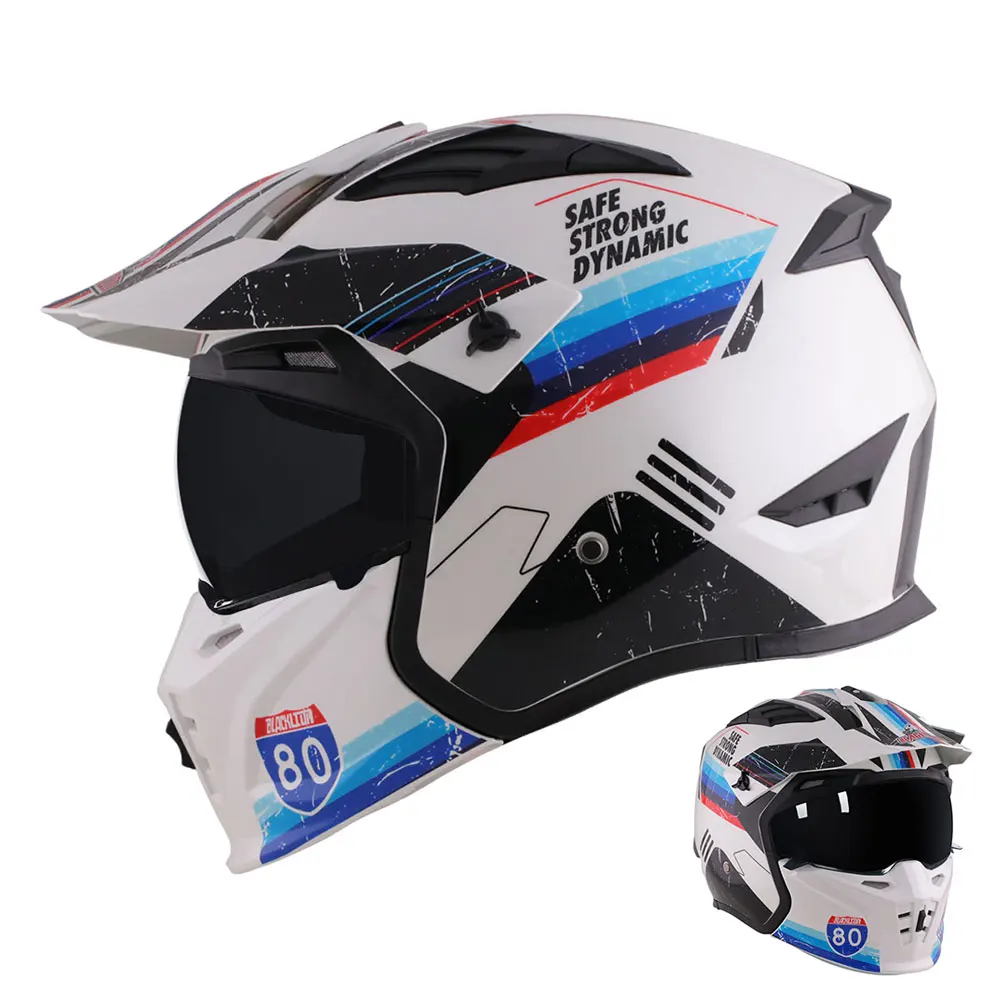 

DOT Approved Motorcycle Full Face Modular Helmets Motocross Off Road Racing casco Motorbike Dirt Bike Open Face Capacete Moto EC