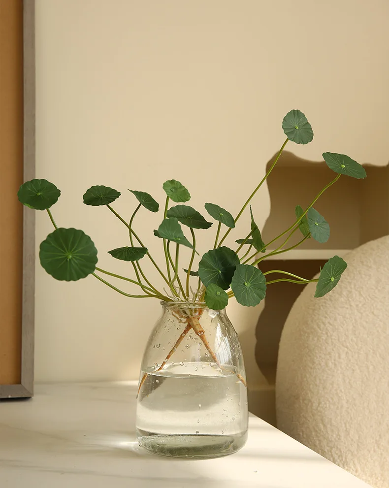 41 cm kleine Lotusblatt künstliche Blume Geldblatt Heimtextilien Hotel Wohnzimmer Schlafzimmer kreative Ornament einfache Dekoration – Detail 1