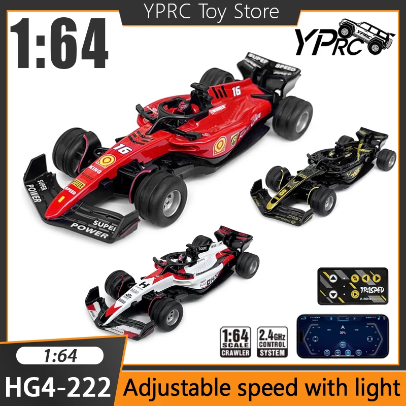Auto RC Mini 1:64 in Lega ad Alta Velocità con Luci e Controllo APP, Auto RC Drift 2.4G, Giocattoli da Scrivania, Regali di Compleanno per Ragazzi