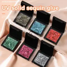 

5g/Bottle Solid Glitter Gel Polish UV Nail Polish Glue Painting Nail Gel Cream For UV/LED Lamp Long Lasting 20-30days Soak Off