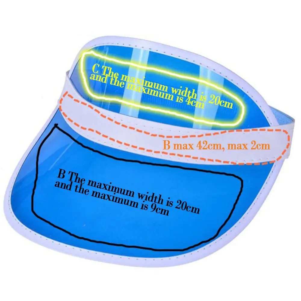 PVC Sports Accessories Women Men Anti-UV Sunshade Hat Summer Baseball Hat Visor Caps Bicycle Sun Hat 2