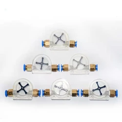 Engraving machine accessories water-cooled spindle motor water flow indicator tool cooling water flow observer flow mirror