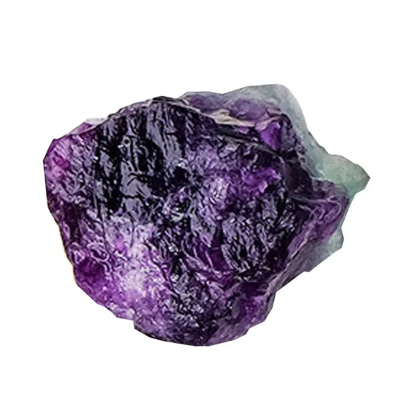 Fluorite Crystal Rough Rainbow Rocks Sets Flowerpot Fish Tank Decorative Ornament 100g Rainbow Fluorite Crystals For Crafts Home