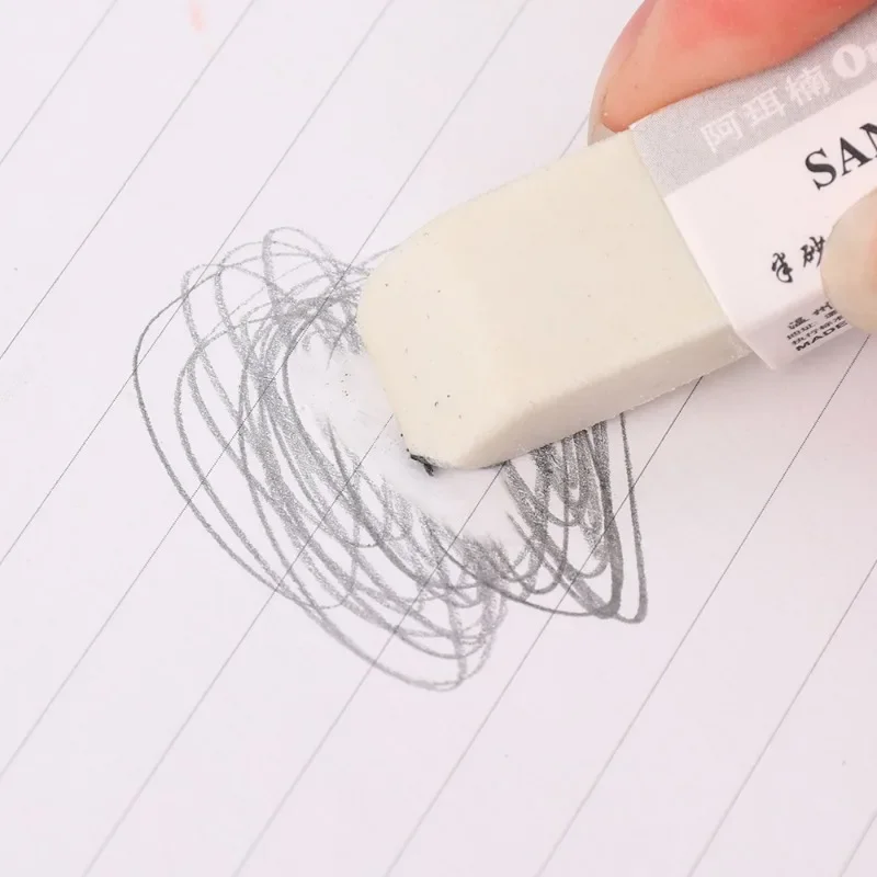 Pencil Eraser 5-1Pcs Ink Erasers for Ballpoint Pen Gel Pen Pencil Matte Office School Stationery