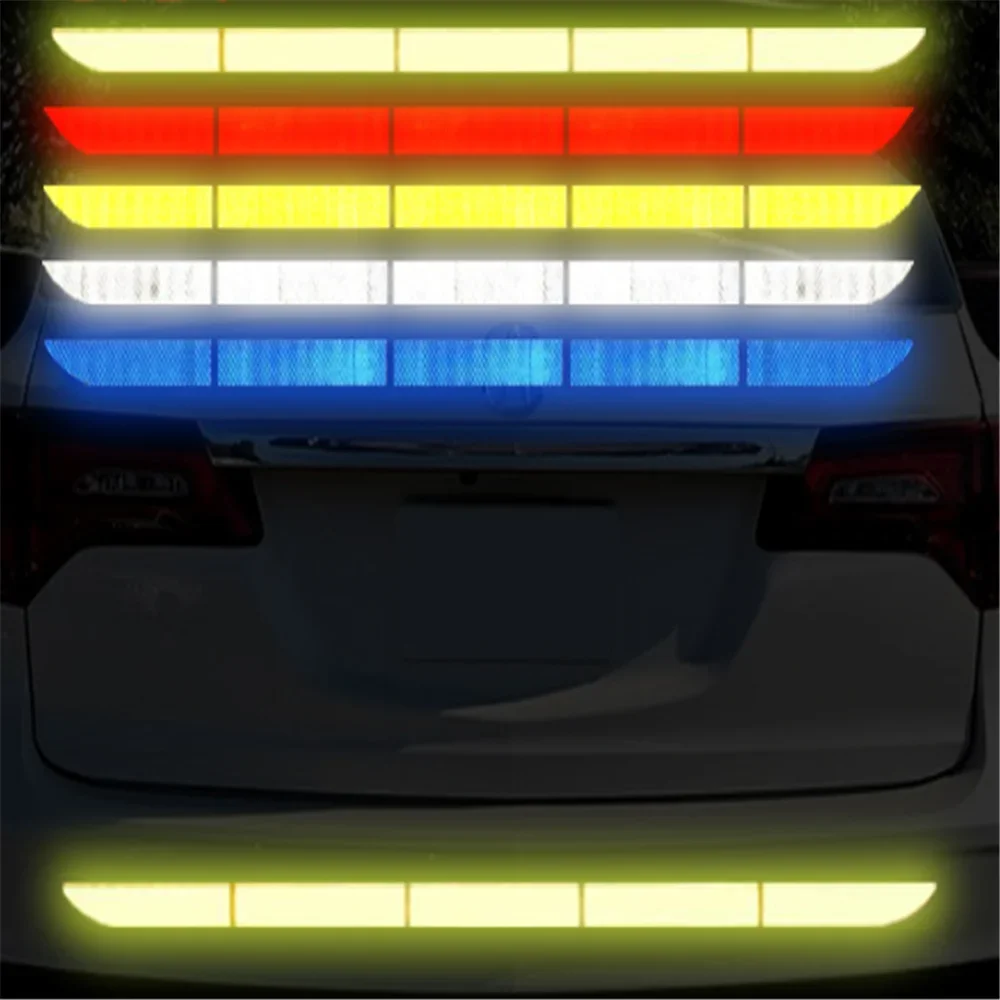 Car Reflective Sticker Warning Strip Tape for Tesla Aston Martin Volvo Mazda Suzuki Isuzu Daihatsu