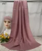 Mini Hijab Modal avec sous-bonnet – Ensemble Basique Extensible, Foulard Fin et Respirant, Protection Solaire, Voile 165*50cm