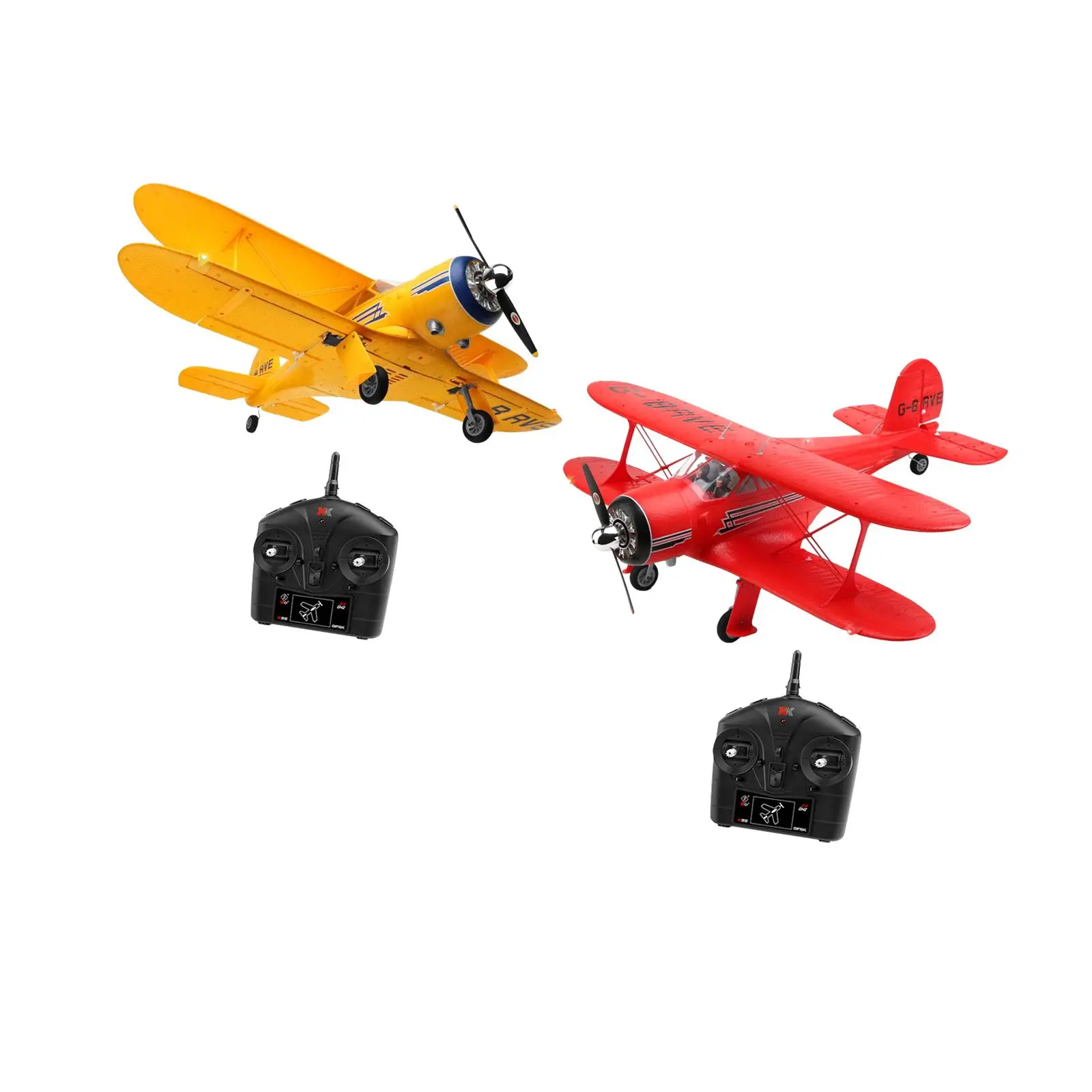 Harayaa Avión Teledirigido De Espuma Con Luces LED – Planeador RC De 33 Cm, Control Hasta 100 M Y Vuelo De 15 Minutos