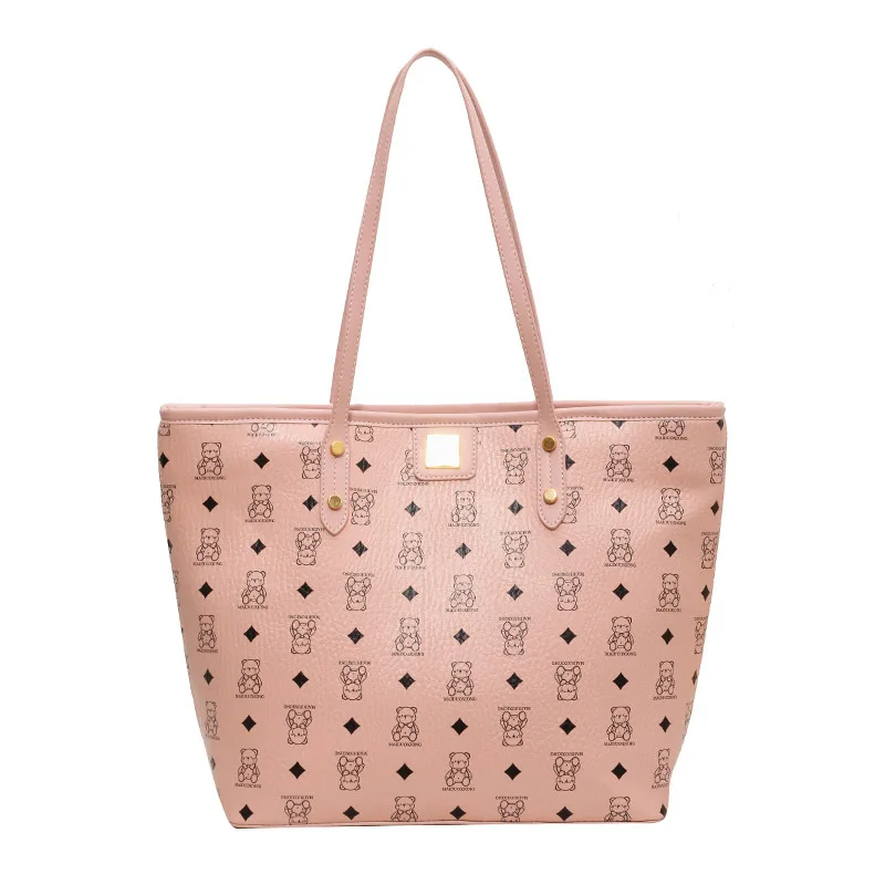 Bolso de hombro de oso para mujer, bandolera de diseรฑador, bolso de mano de viaje, 39x29x12cm