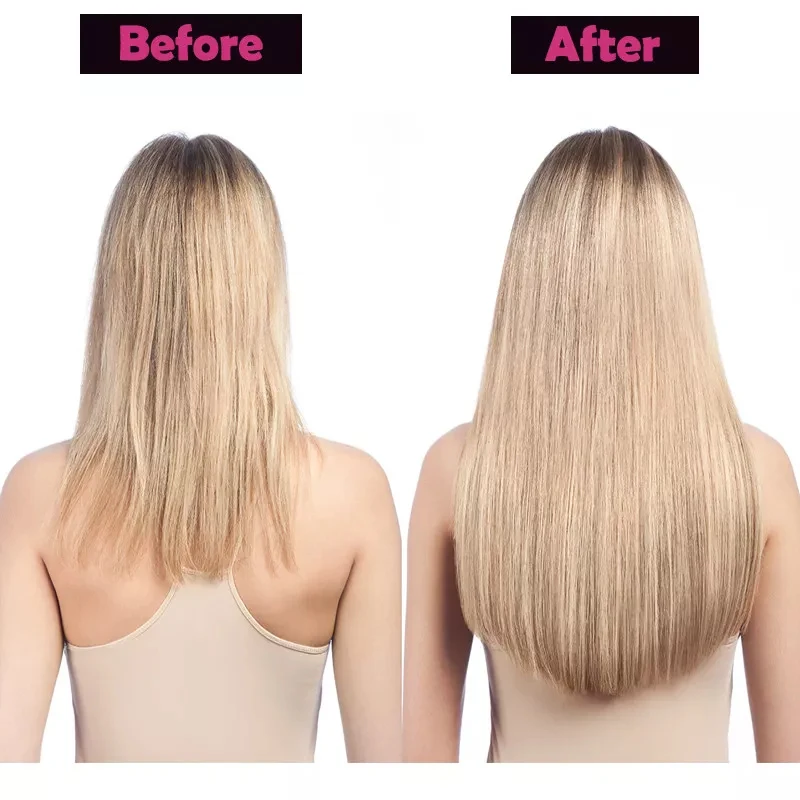 I Tip Hair Extension Straight Human Hair Extension 0.8g/ 1g/Strand 50pc/Set Capsule Keratin Natural Fusion Human