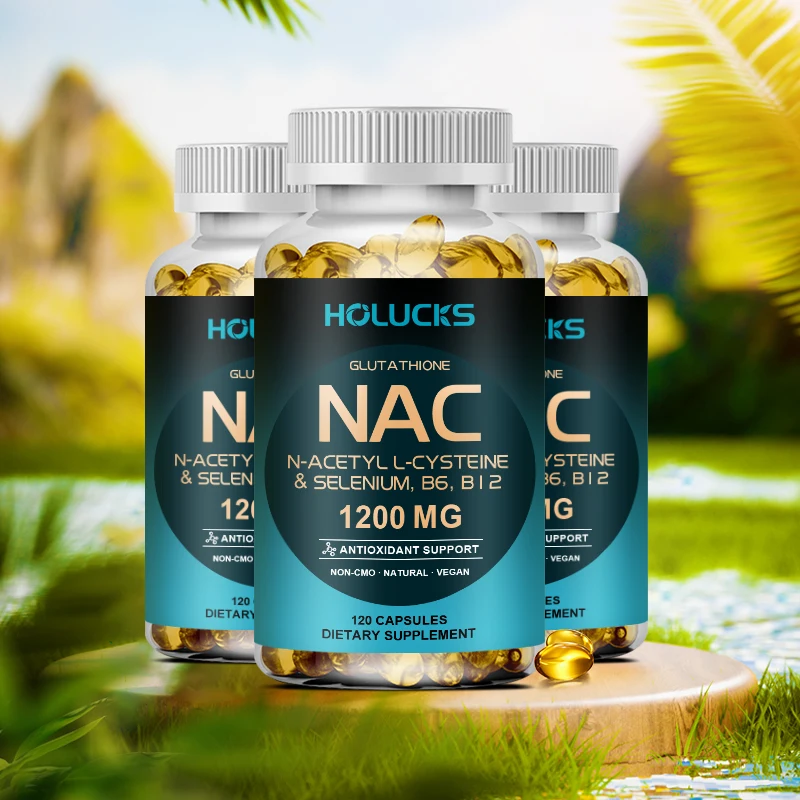 Buy 1 Get 1 Free! NAC 1200mg Supplement, for Thins Mucus, Reduces Cough & Bronchial Function, Immune, Liver Repair & Detox 6