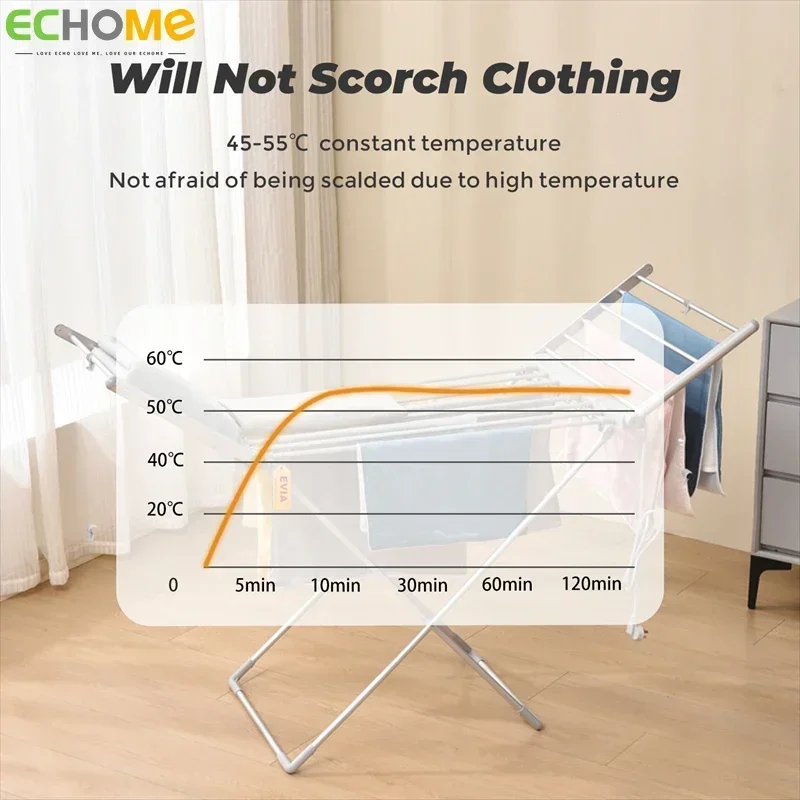 Electric Clothes Drying Rack Folding Energy Saving Constant
