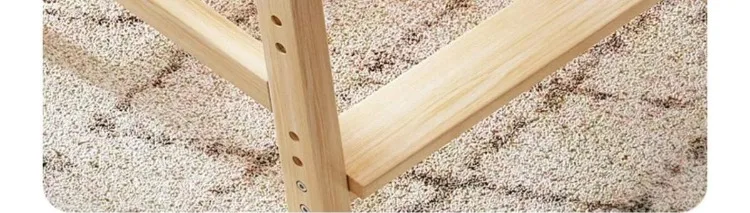 Pine Wooden Liftable Chairs Study Portable Childrens Chair Comfortable Armchair Designer Chairs Modern Aesthetic Chair Wood Kids