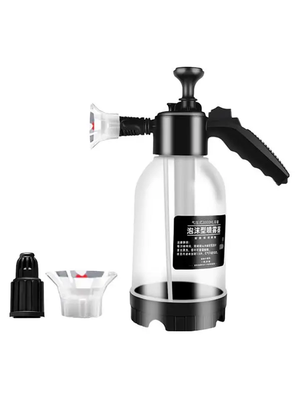 Spruzzatore Schiumogeno A Pompa Spruzzatore Di Schiuma A Pressione Manuale Spruzzatore D'Acqua Cannone Manuale Di Schiuma 2L Per Il Giardinaggio Del P
