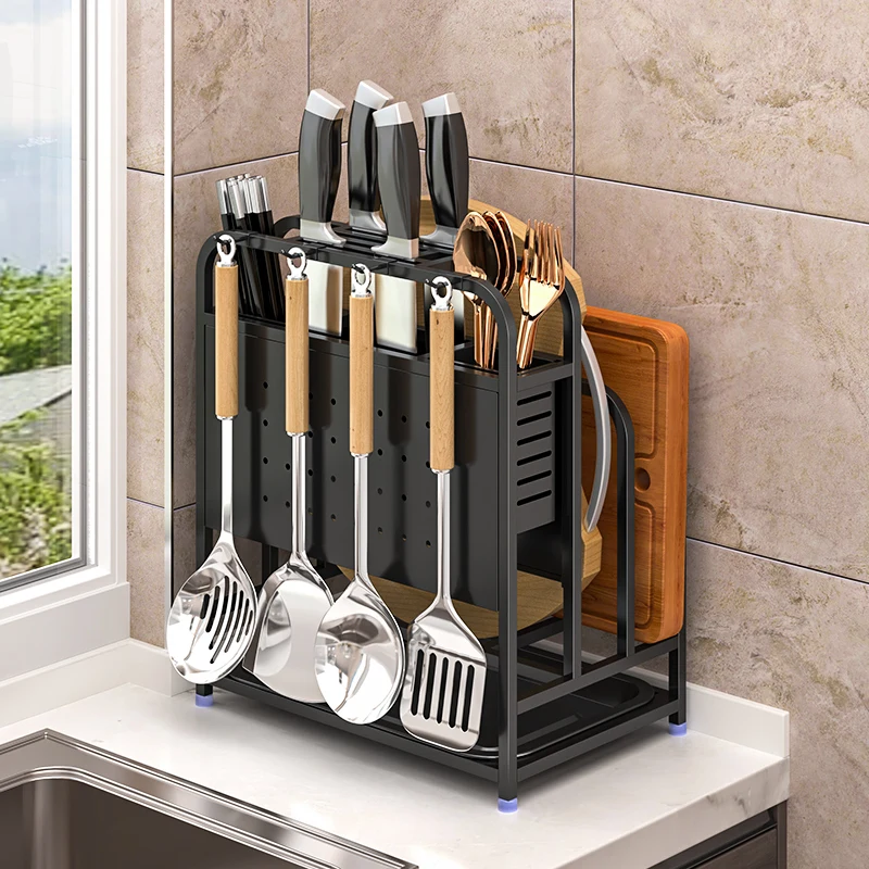 

304 stainless steel kitchen rack chopstick cage shelf