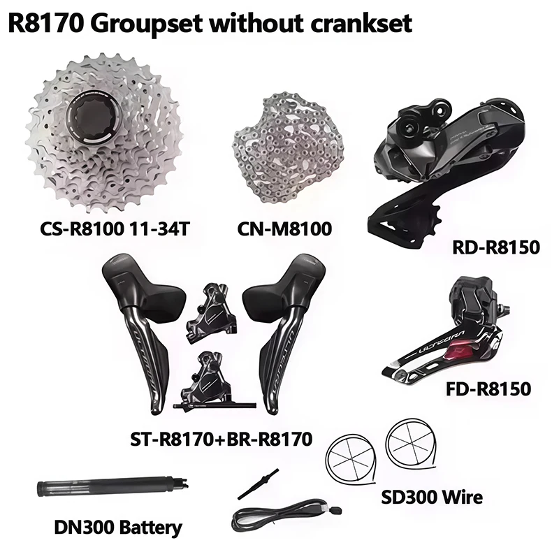 シマノ ULTEGRA R8170 Di2 電子部品 2x12S R8150 フロント/リア