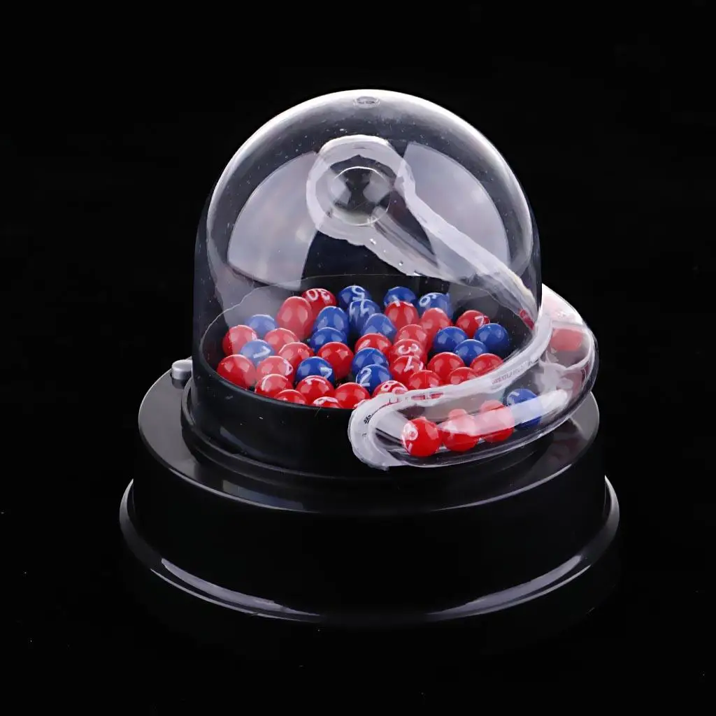 Entertainment Lottery Machine Draw Game,Fine Motor Toy Raffle Balls Lucky