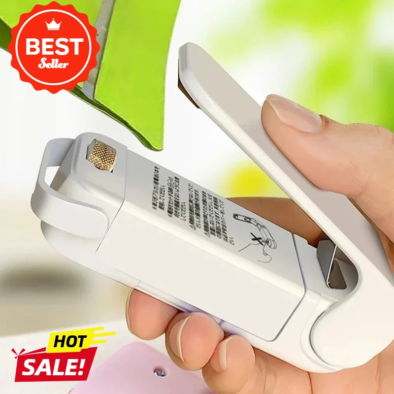 Mini Heat Bag Sealing Machine Package Sealer Bags Thermal Plastic Food Bag Closure Portable Sealer Food Packaging Heat Sealer 1