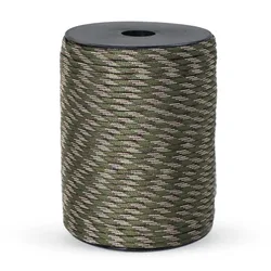 100m Multi - Purpose Parachute Cord for Outdoor and DIY Projects (Camouflage)