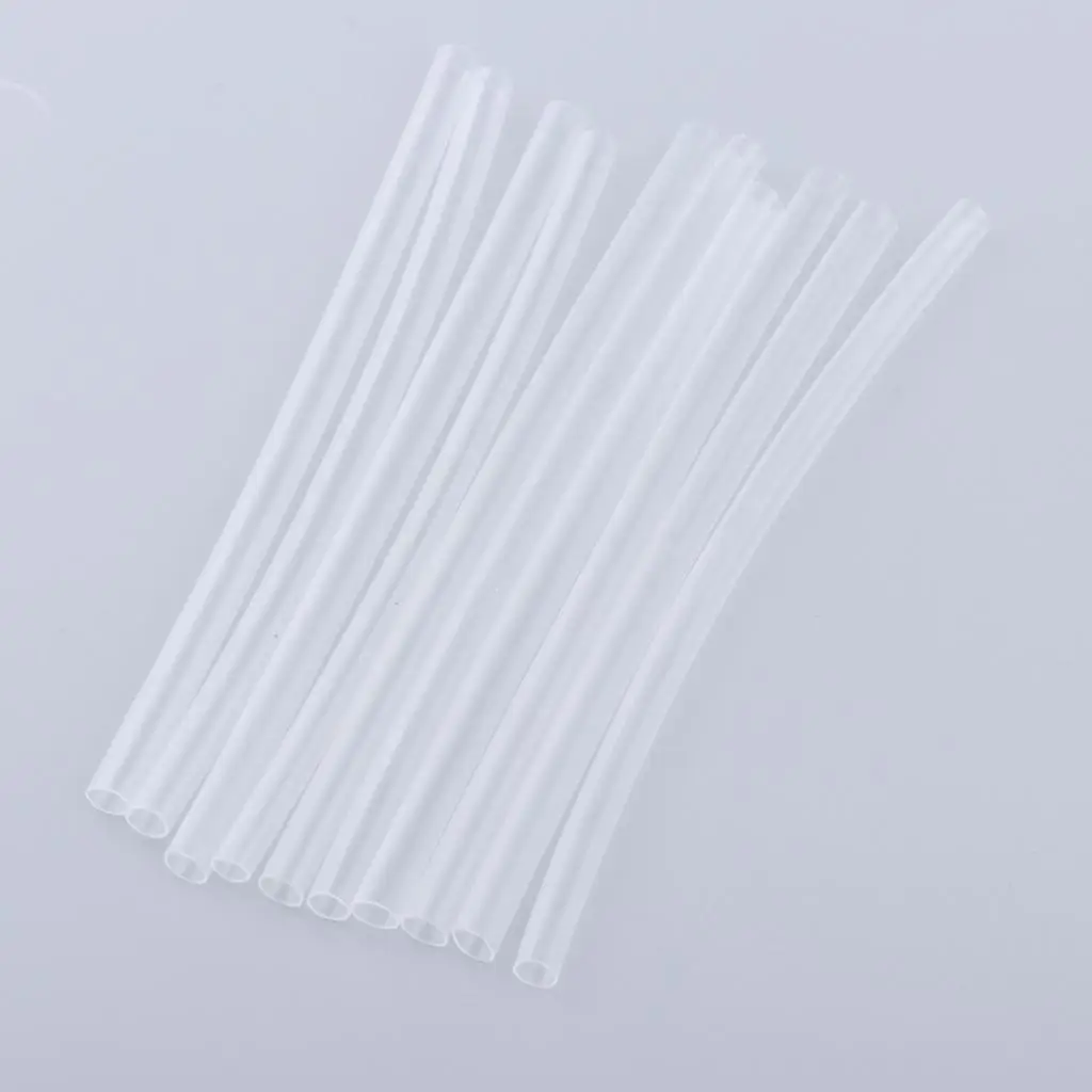 10 Pieces Heat Shrink Tubing Tube Cable Sleeving Wrap Wire Kit, Useful Electric Tubings Anti-corrosion 2.5mm