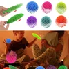 Fidget Worm Elastic Mesh Worm Unpacking Morphing Fidget Toy Six Sided Pressing Stress Relief Squishy Worms Stress Relief Toys 1