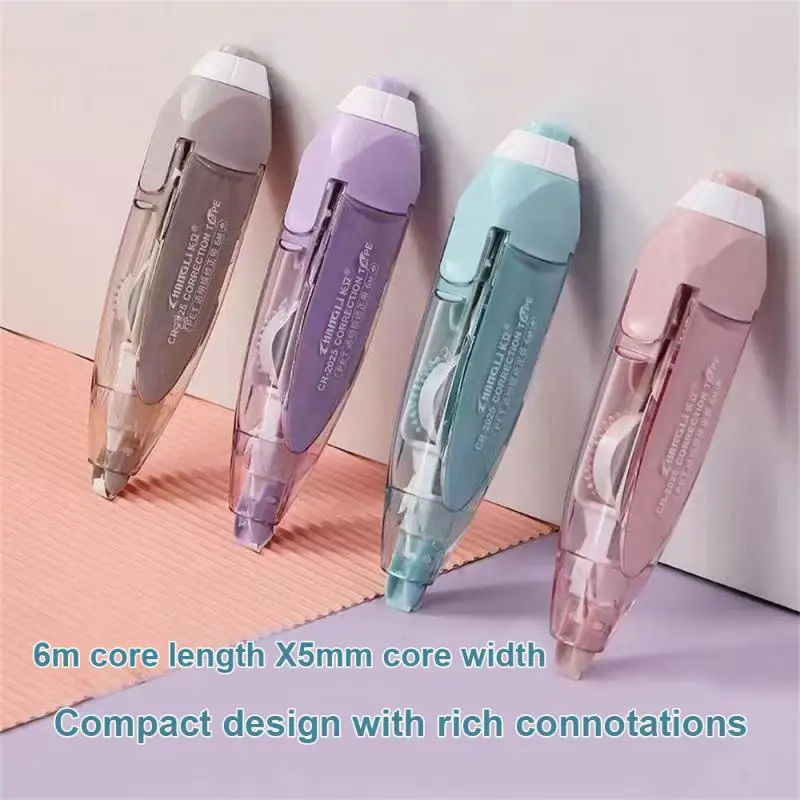 Morandi Color Correction Kawaii White Out Correction Band Cute Korean Stationery Replaceable Core School Office Supplies