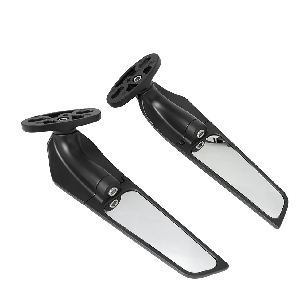 For Kawasaki NINJA 300R 250R 400R NINJA1000 ER6F Motorcycle Mirror Modified Wind Wing Adjustable Rotating Rearview Mirror 2