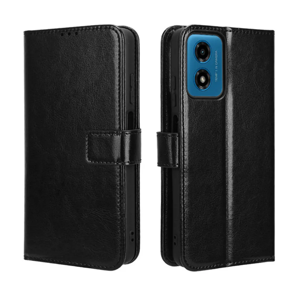 Luxury Flip PU Leather Wallet Case with Lanyard & Stand for Motorola Moto G - Elegant Phone Protection