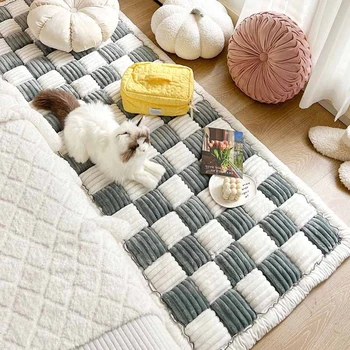 Dog Bed Mat Warm Pet Cat Scratchable Blanket Anti-slip Washable Cushion Sofa Couch Cover Protector For Large Dogs Pet Supplies 2