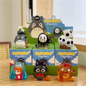 Hayao Miyazaki's Elves Mysterious Blind Box Trendy Toy Desktop Ornaments Faceless Man Surprise Box Glowing Holiday Gift