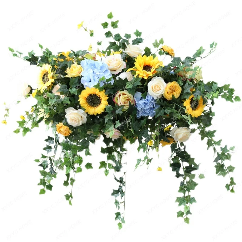 

Artificial Sunflower Floral Ceiling Hanging Flower Hanging Shop Window Soft Decoration Decoration