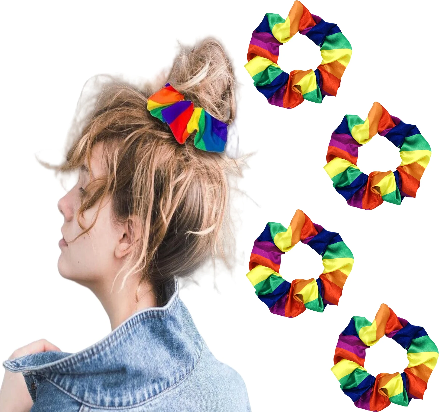 MEMOFYND Lot de 6 bandeaux arc-en-ciel pour chevaux, animaux avec oreilles et fleurs, bandeau de dessin anime pour fte, cosplay (6 couleurs MEMOFYND Lot de 6 bandeaux arc-en-ciel pour chevaux, animaux avec oreilles et fleurs, bandeau de dessin anime pour fte, cosplay (6 couleurs