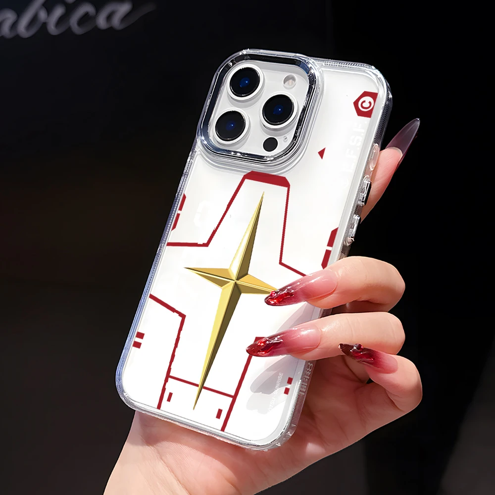 Luxury Transparent Phone Case by Fashion Machine - G-Gundams Edition