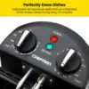 4.5 Liter Deep Fryer w/Basket Strainer, XL Jumbo Size, Adjustable Temperature & Timer, Perfect for Fried Chicken, Shrimp 4