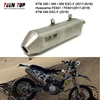 Offroad Bike Exhaust For Husqvarna FE501 FE450 2017-2019 50.5mm Stainless Steel Motorcycle Exhaust Muffler