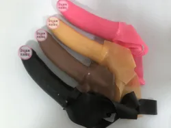 Natural Latex Solid Rubber Tight Headgear for Bodysuit Party  Clubwear
