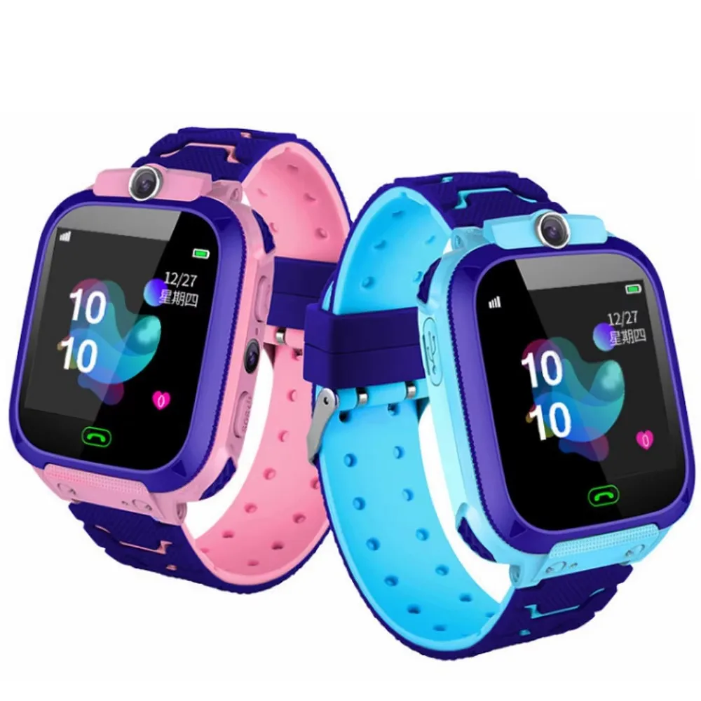Waterproof Q12 4G Children's Smart Watch With Positioning System With Call, SOS, Camera Phone Watch Multifunctional Sim Card