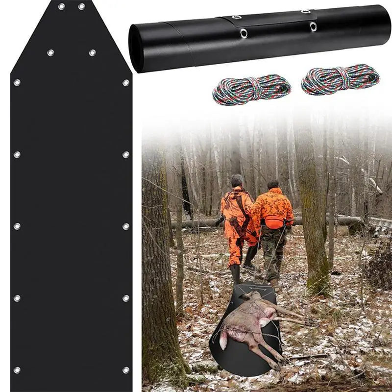 Deer Drag Sled For Ice Fishing, Hunting Game, Firewood, Hunting Gear For Hauling Deer Wild Boar Antelope Grouse And Fish