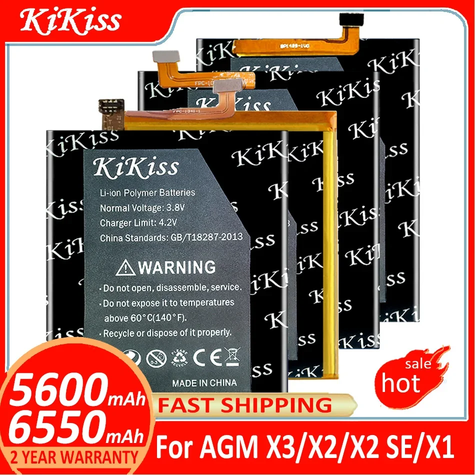 

Аккумулятор KiKiss для AGM X3 X2/X2 SE X2SE X1 X 3X2X1