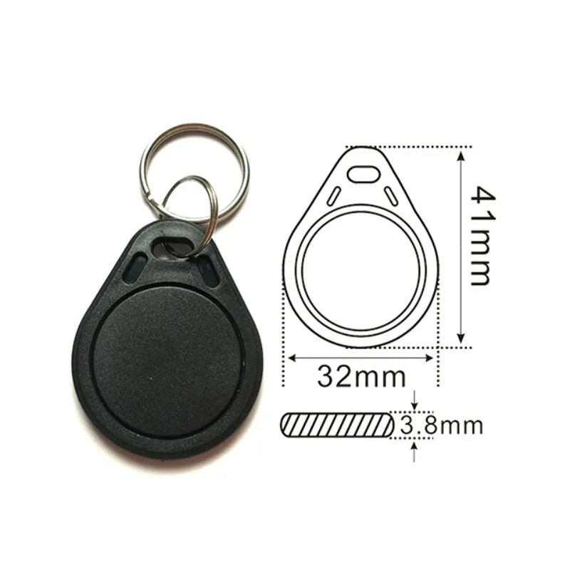 Enhanced NFC Writable Keyfob Tags - Pack of 5/10/50, GEN2 CUID with App Support