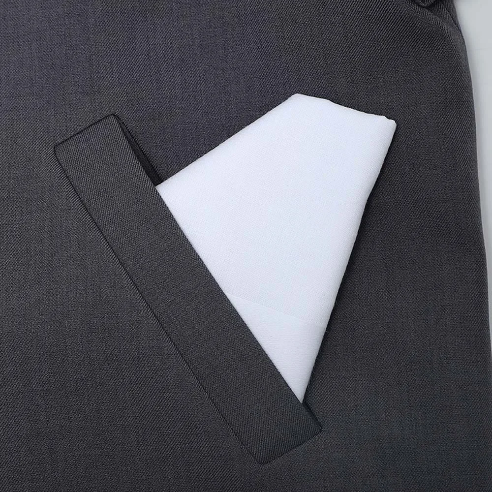 12pcs 40x40cm White Cotton Napkins Square Napkin Handkerchief Dinner Serving Cloth Banquet Wedding Party Table Decoration cotton napkins