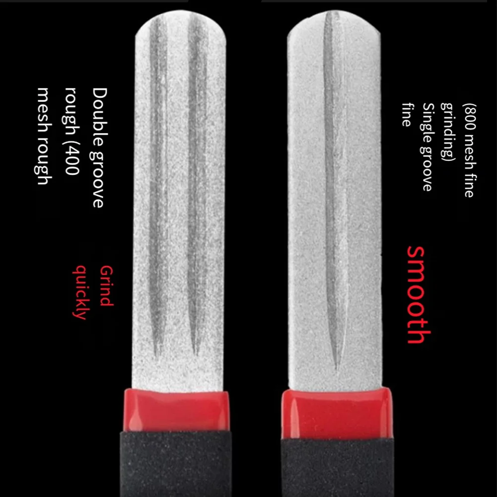 Fishing Grinding Hook Sharpener Pen Sharpener Outdoor Tools Double-sided File Diamond Pen Shaped Knife-Sharpener Equipments